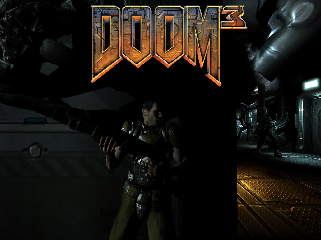 Old Doom 3 Wallpaper 02 by DeathsSilkyMist on
