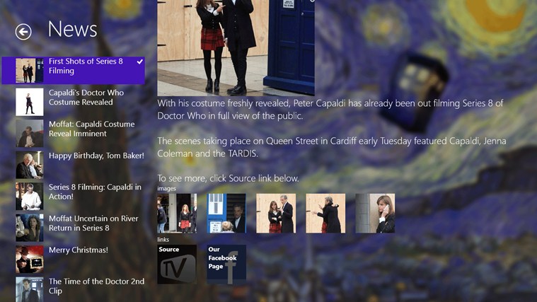 Doctor Who App For Windows In The Store