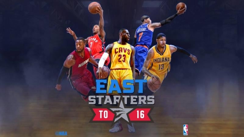Eastern Conference Nba All Star Toronto Starters HD Wallpaper