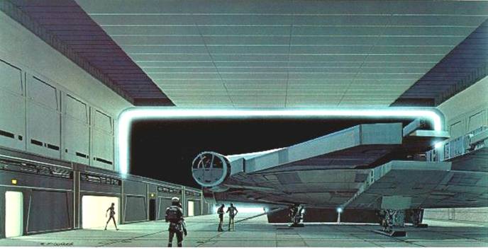 Star Wars Death Hangar Concept Art