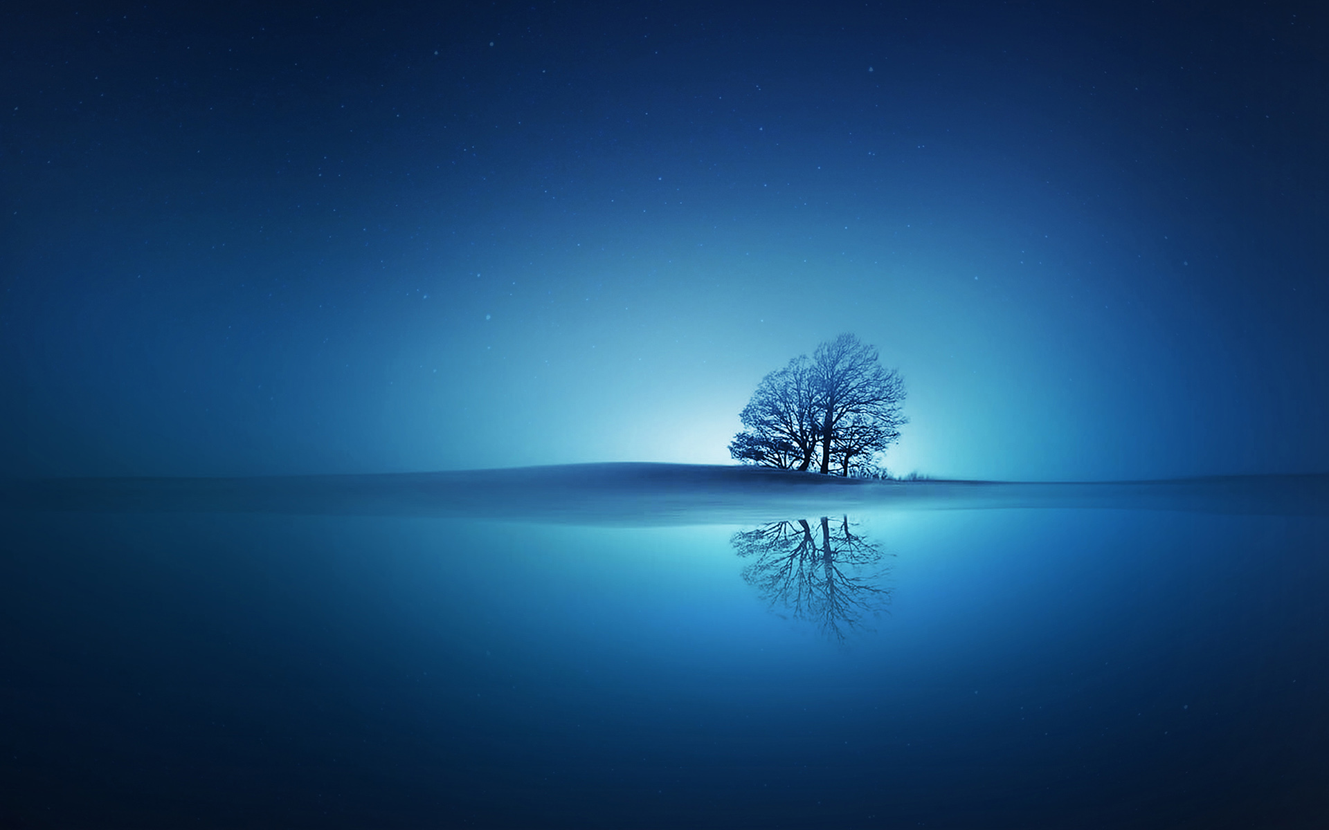 Blue Reflections Wallpaper HD