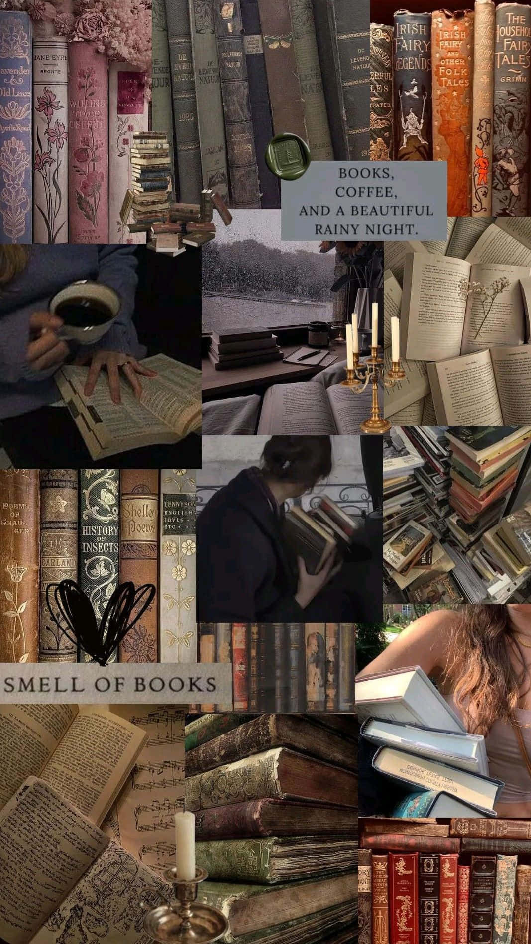 Dark Book Aesthetic Wallpaper
