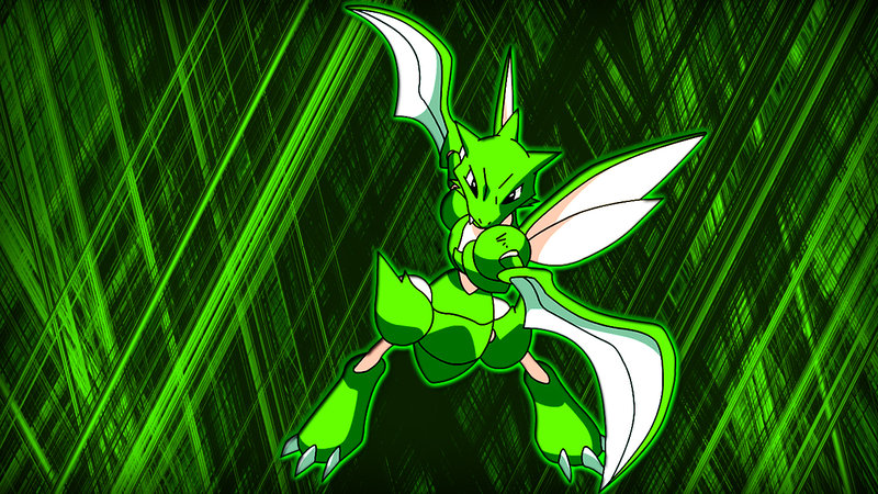 Scyther Wallpaper S Attack By