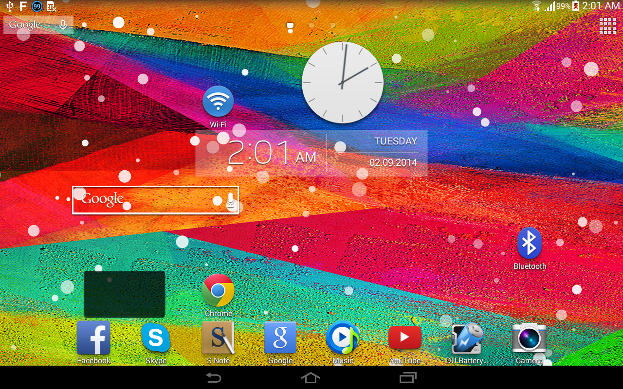 Galaxy Note Live Walpaper Screenshot