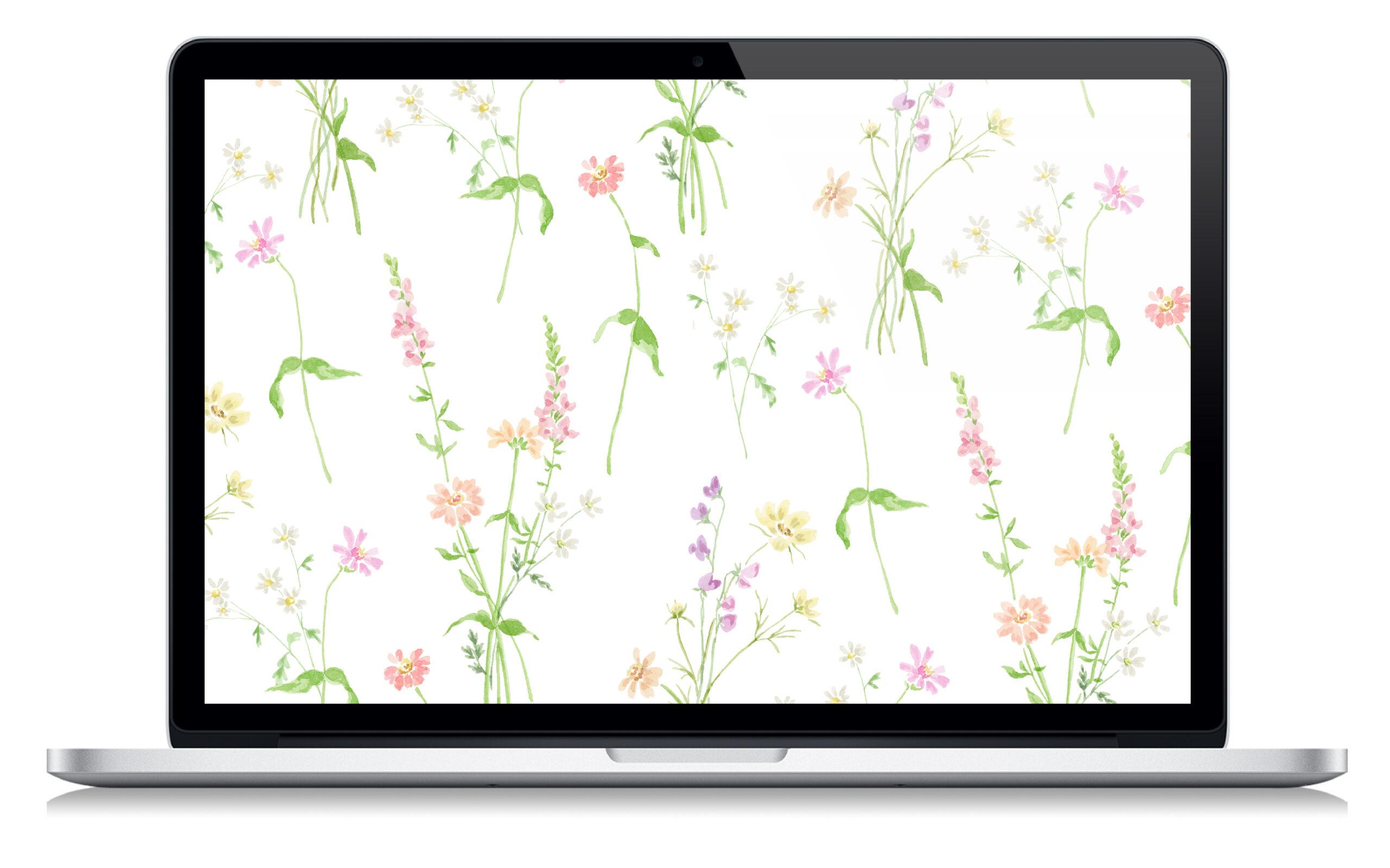 Floral Wallpaper Lark Linen