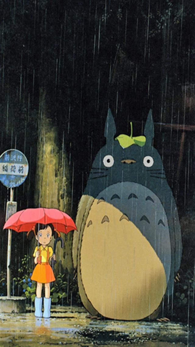 Neighbor Totoro HD iPhone Wallpaper S 3g