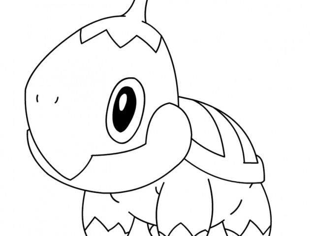 Pokemon Turtwig Coloring S For Kids