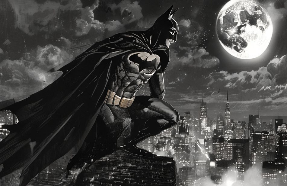 Black And White Batman Wallpaper