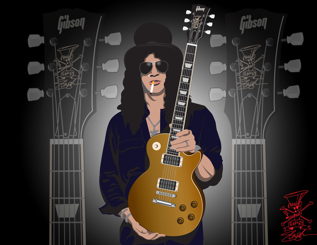 76+] Slash Guitar Wallpaper - WallpaperSafari