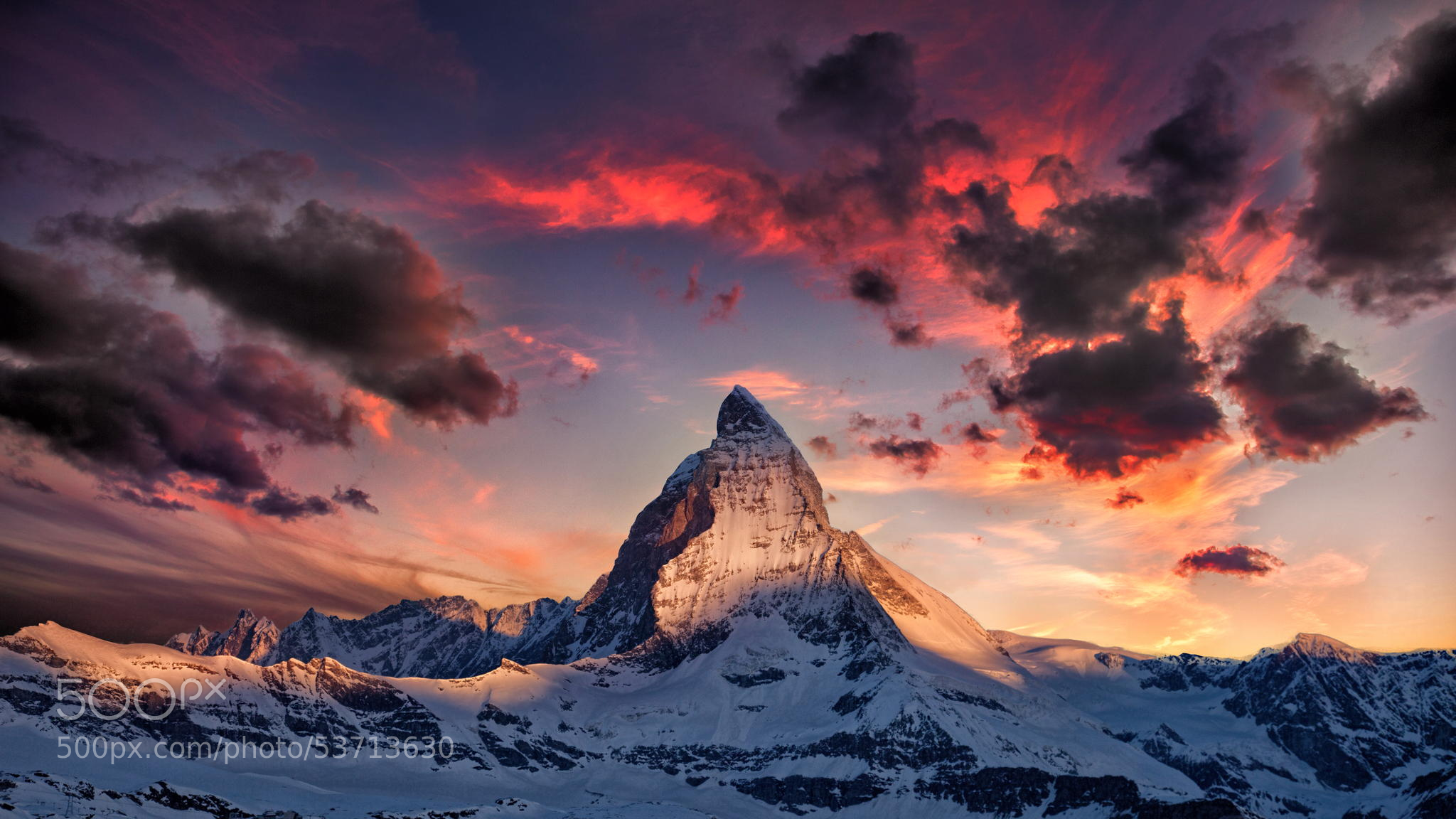 Photo Of The Matterhorn Valais Switzerland From R