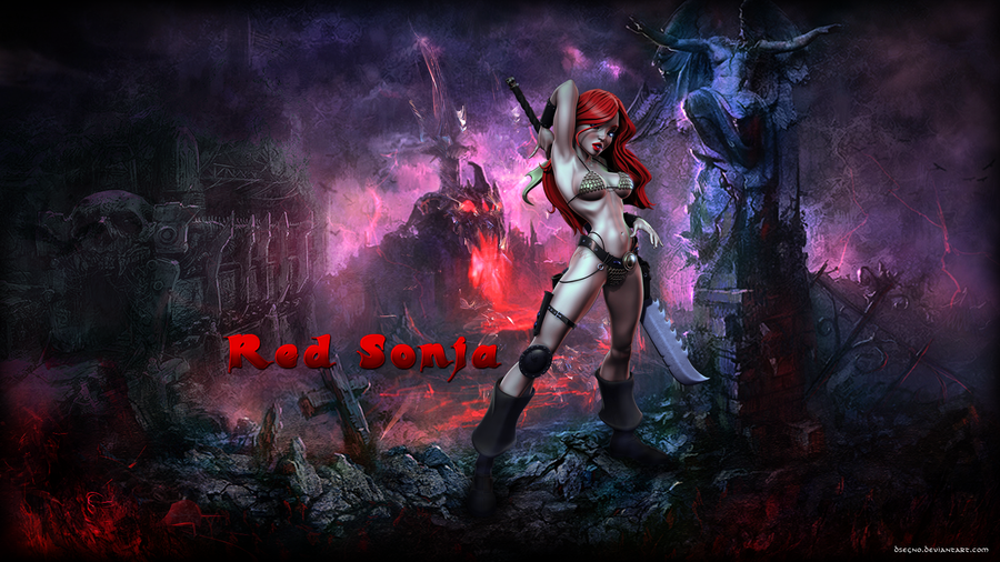 Red Sonja Wallpaper By Takumidesign