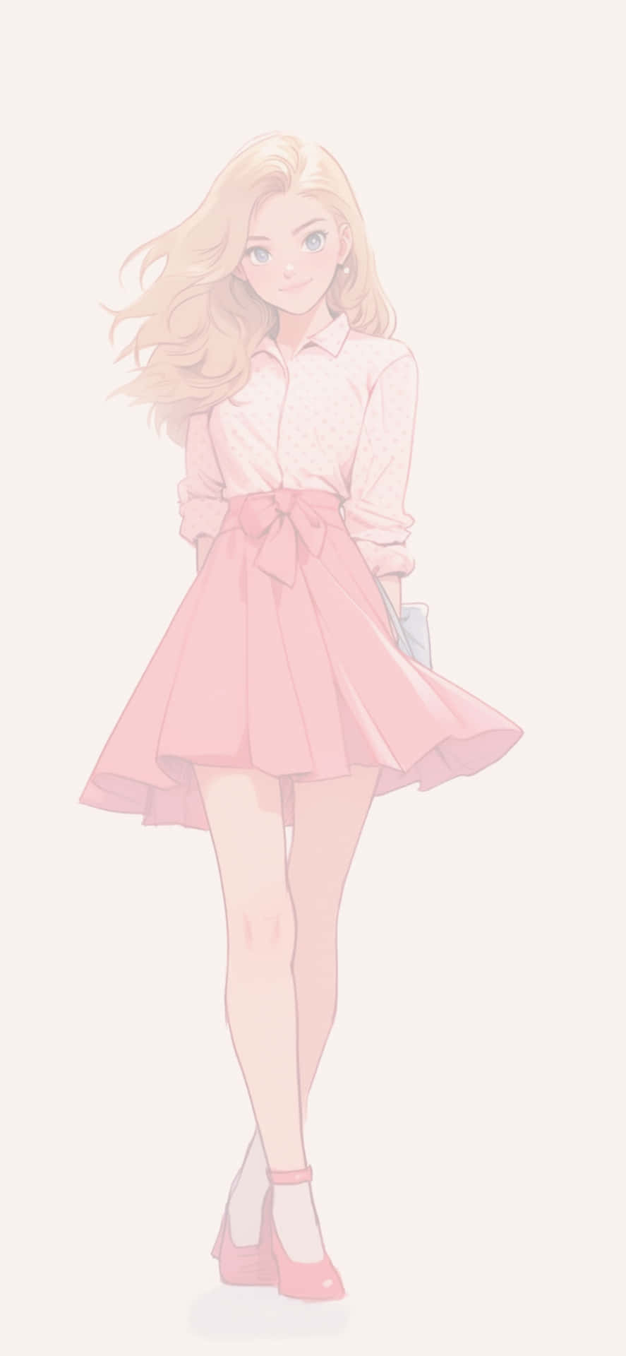 Preppy Girl Aesthetic Wallpaper