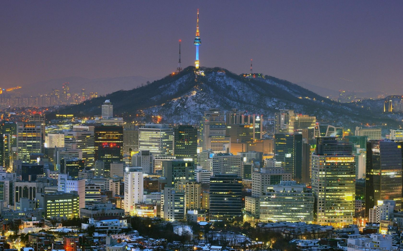 Seoul Winter Wallpaper