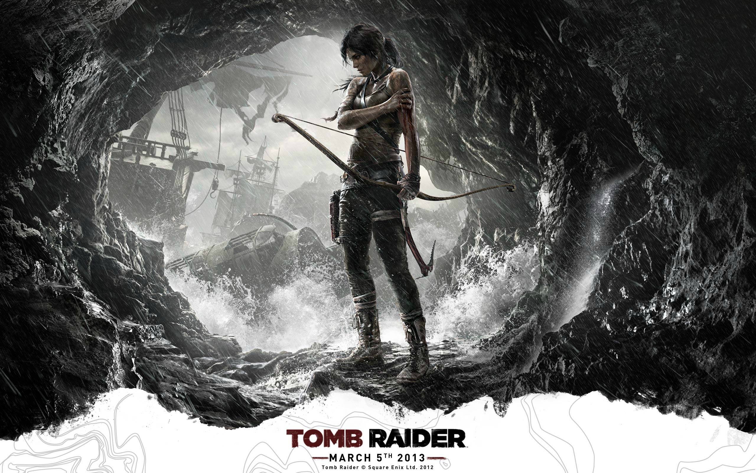 Tomb Raider iPhone Wallpaper Poster Illustration Album Cover