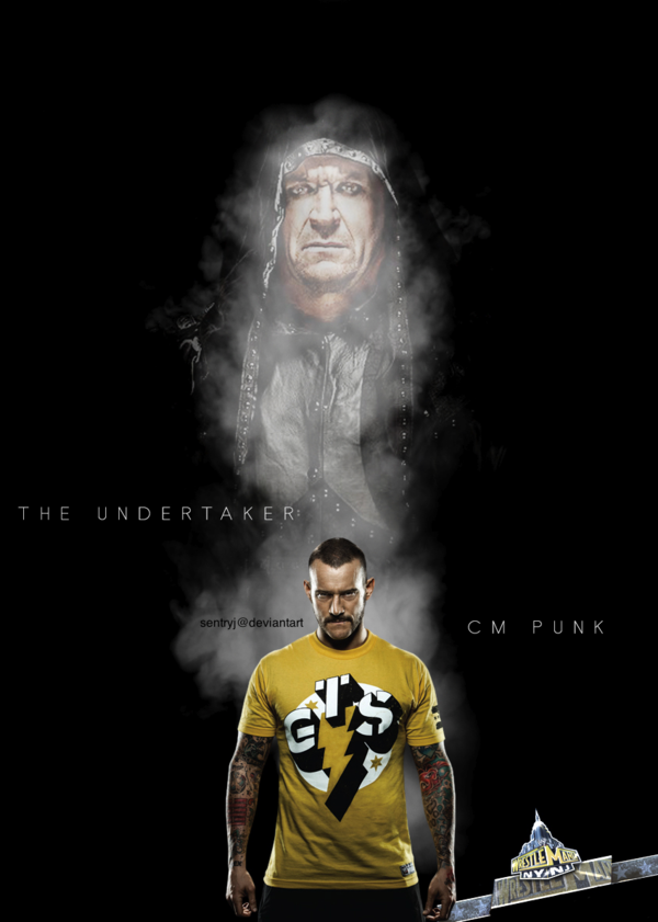 Cm Punk Vs The Undertaker By Sentryj