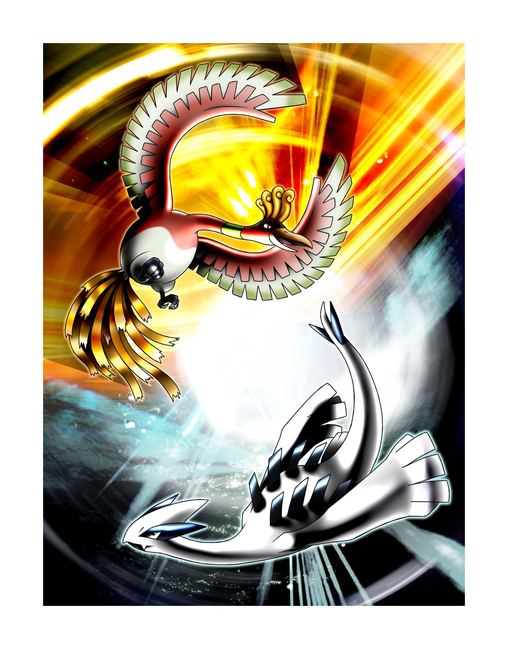 Pokemon Heart Gold And Soul Silver Image Lugia Ho Oh