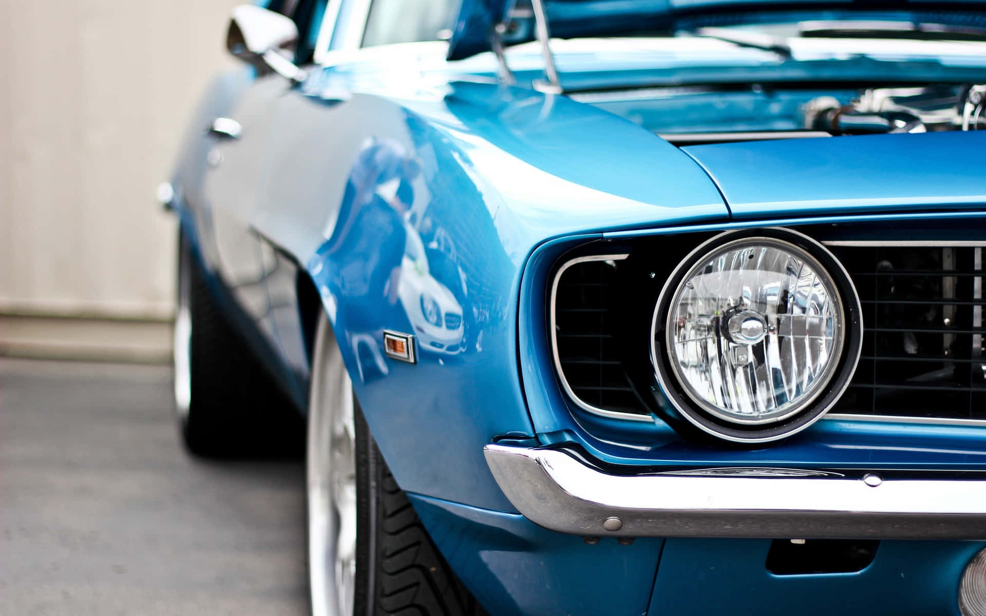 Blue Car Wallpaper
