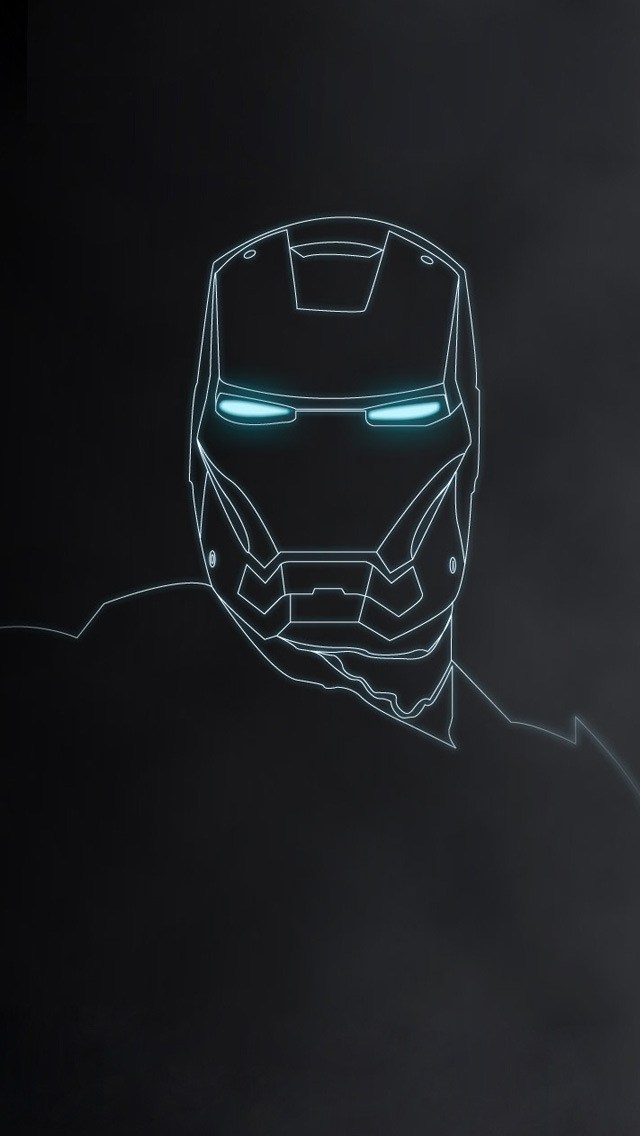 Man Mask HD Wallpaper For iPhone Top Iron