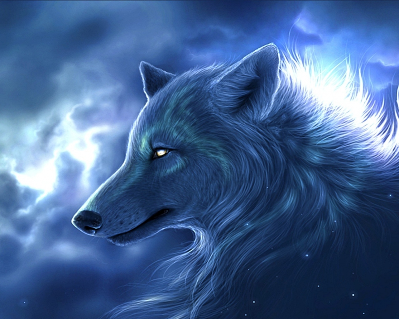 Wolf Aesthetic Wallpaper