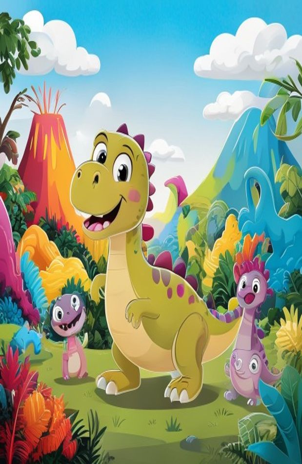Cute Dinosaur Background