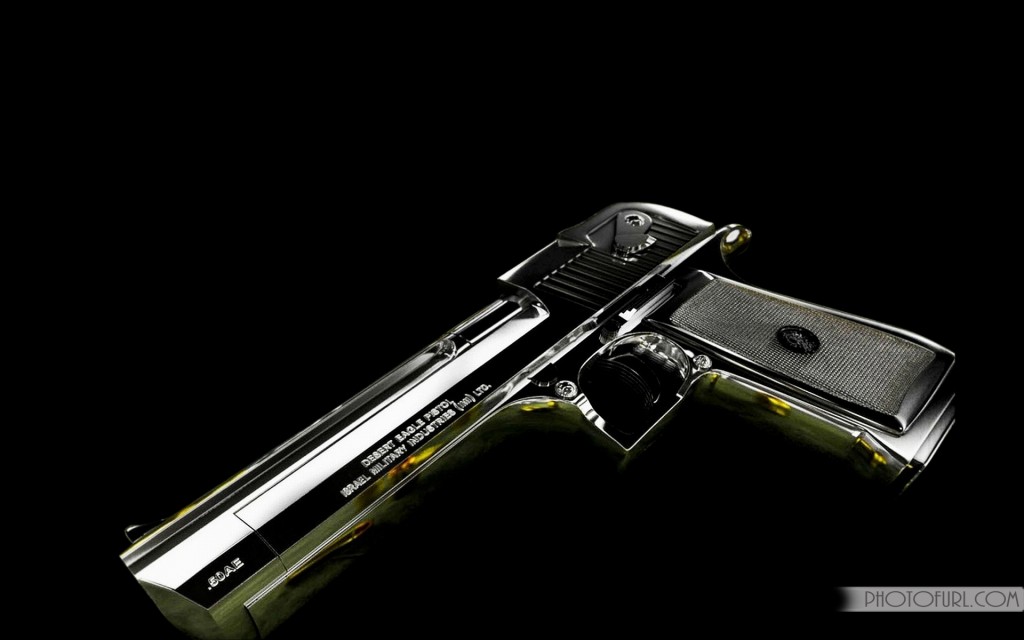 Automatic Guns Or Pistol Desktop Wallpaper