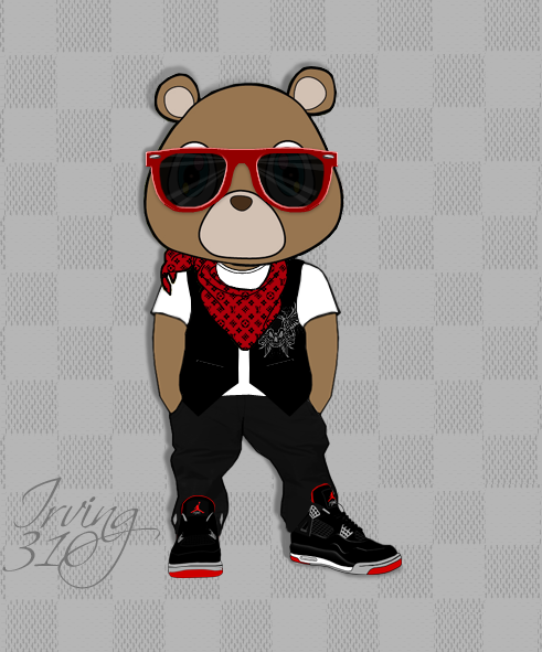 Kanye West Bear Art Kanye west bear[pic request]