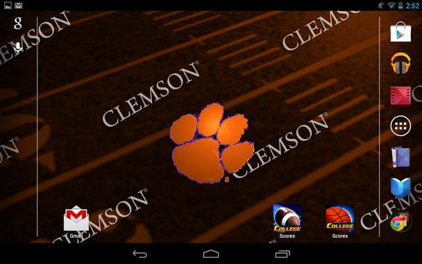 Clemson Live Wallpaper HD Screenshot