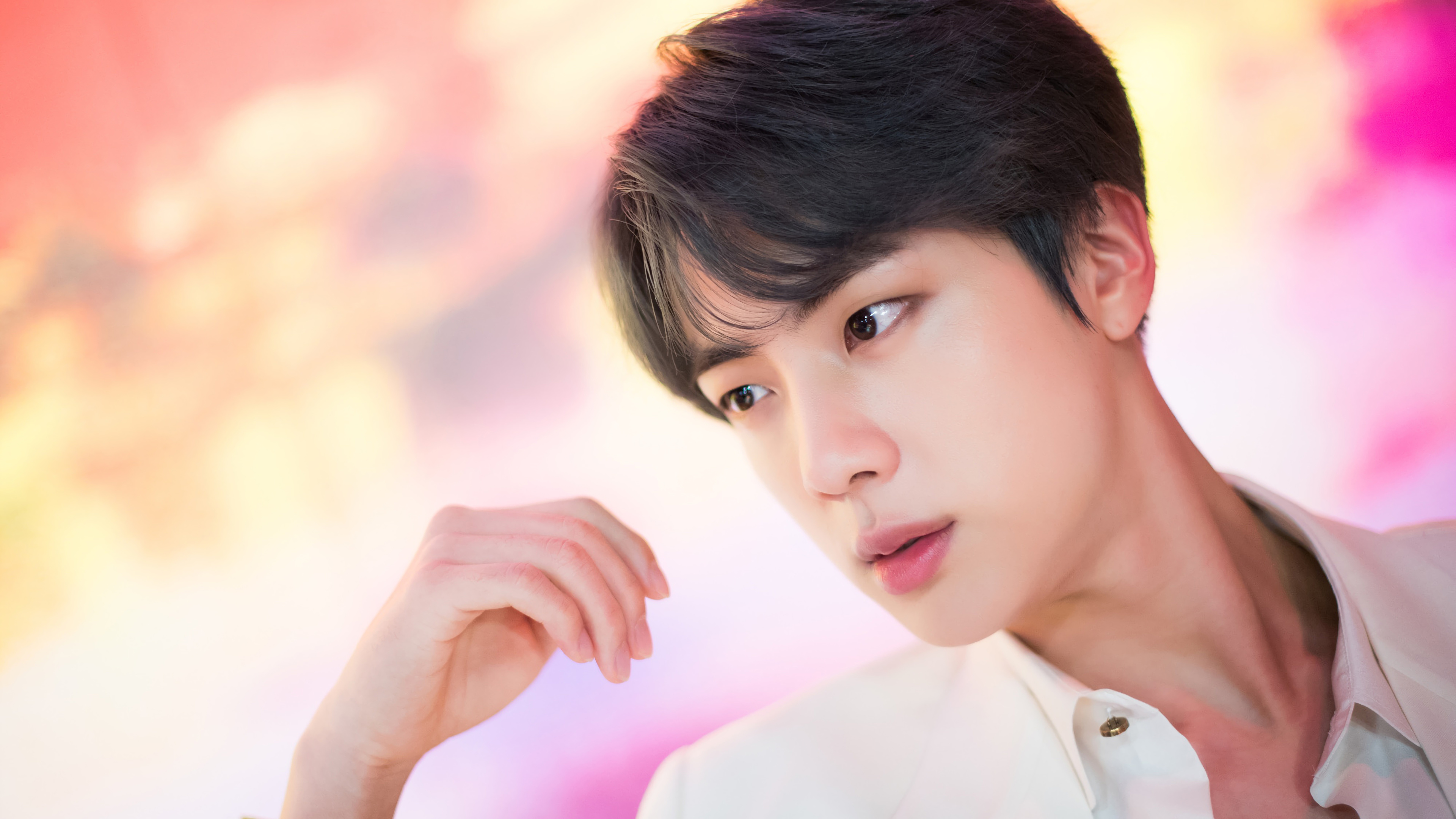 Jin Bts Boy With Luv 4k Wallpaper