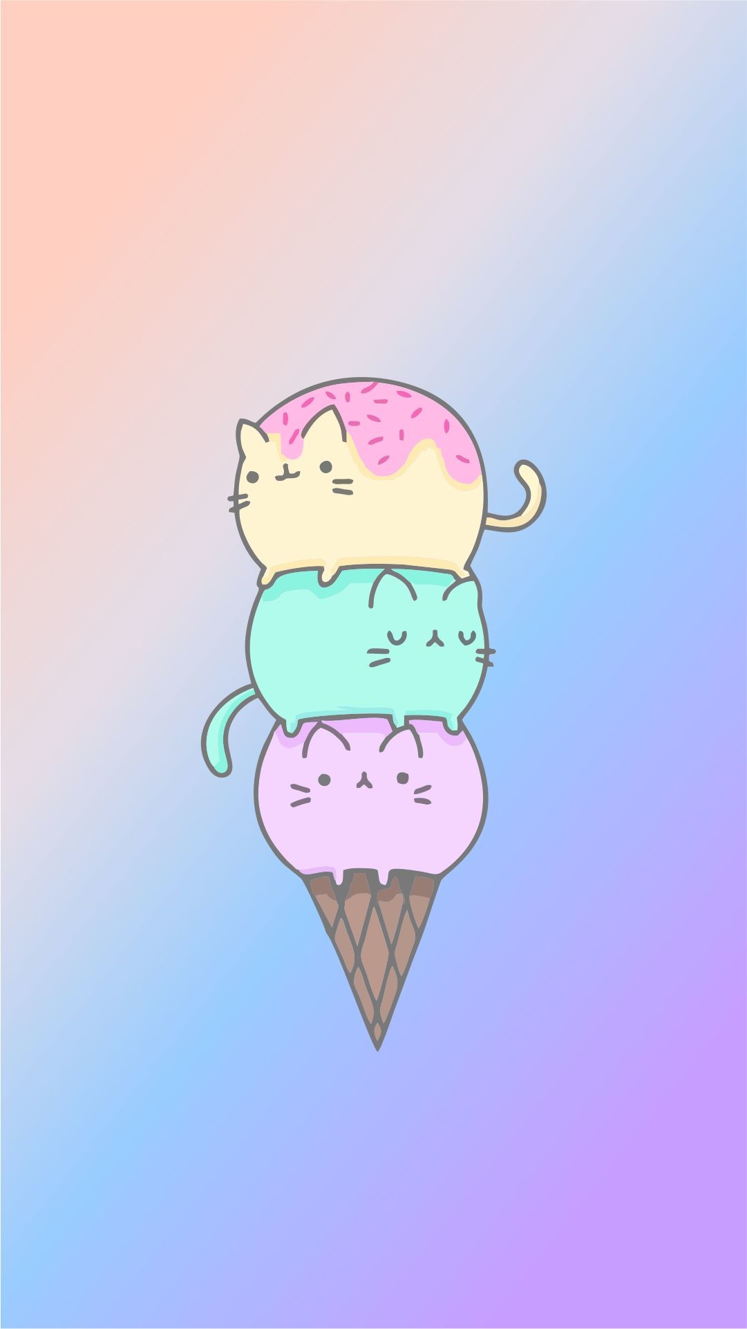 Cartoon Ice Cream Wallpaper Image