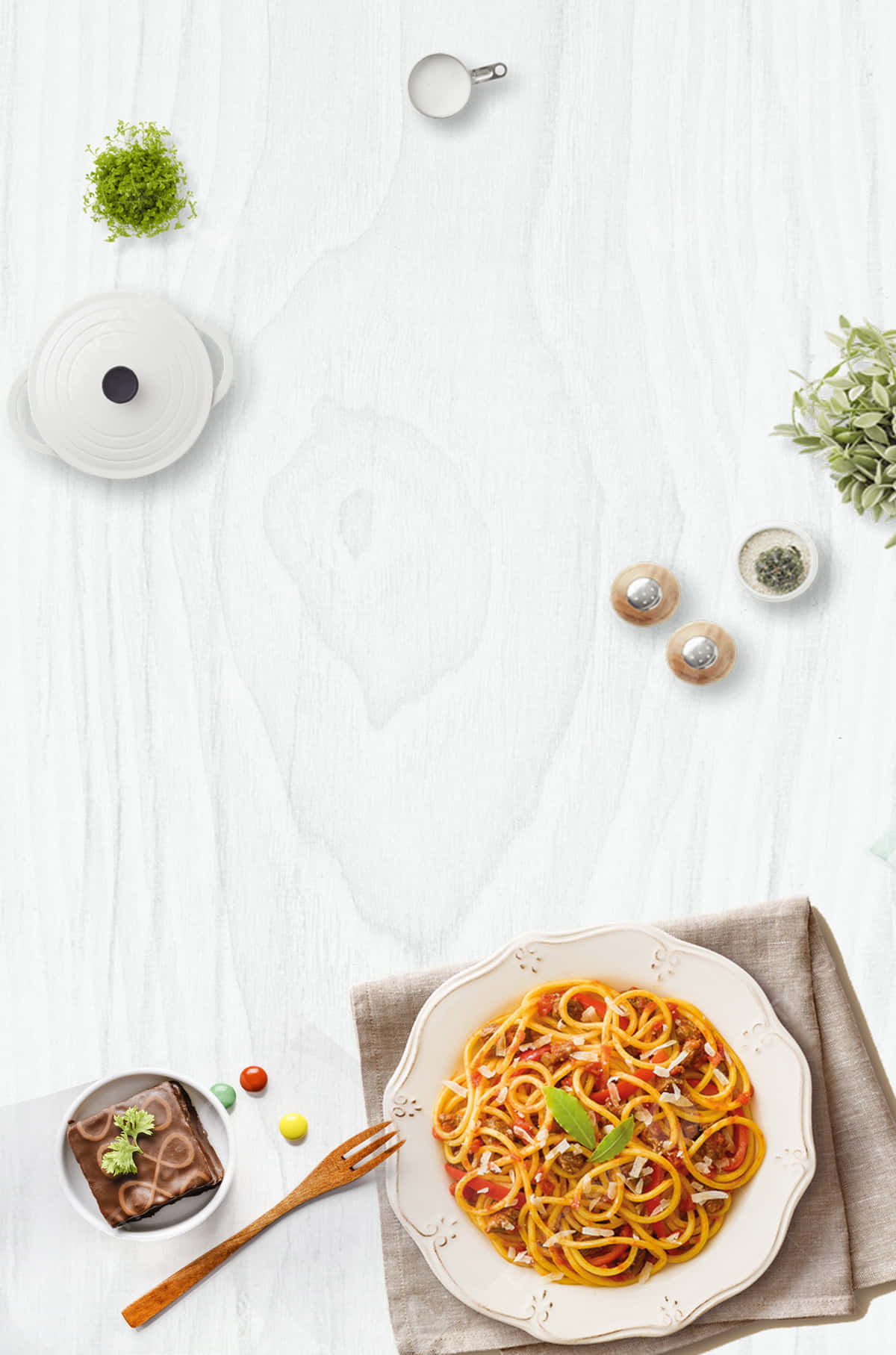 Food Table Wallpaper