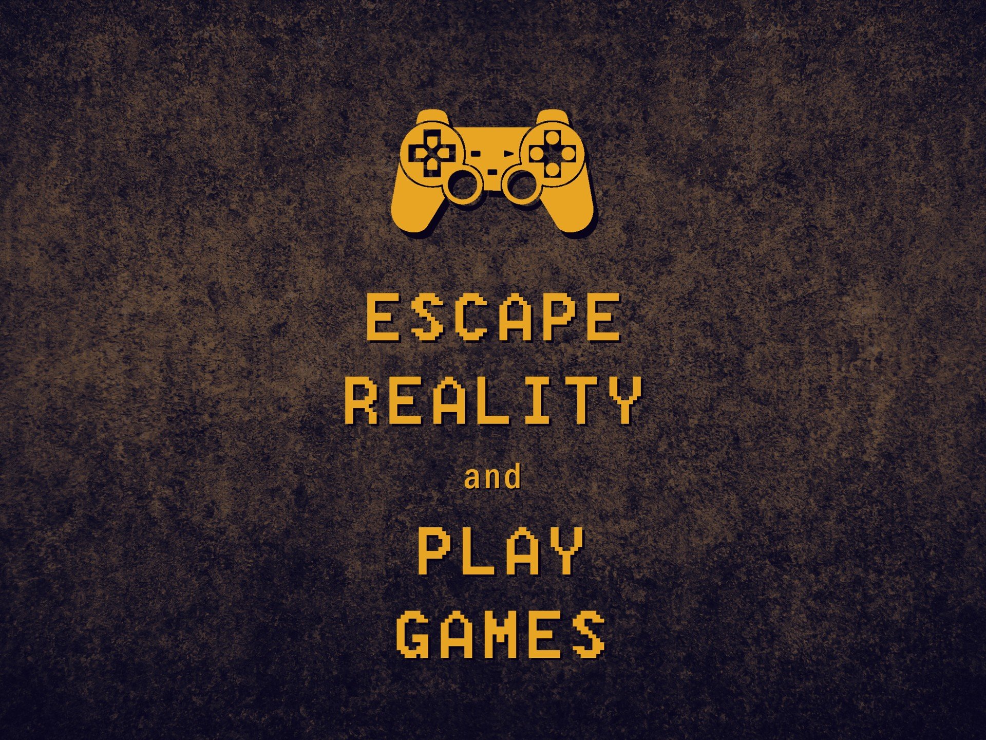 Escape Reality Keep Calm Play Games Wallpaper And