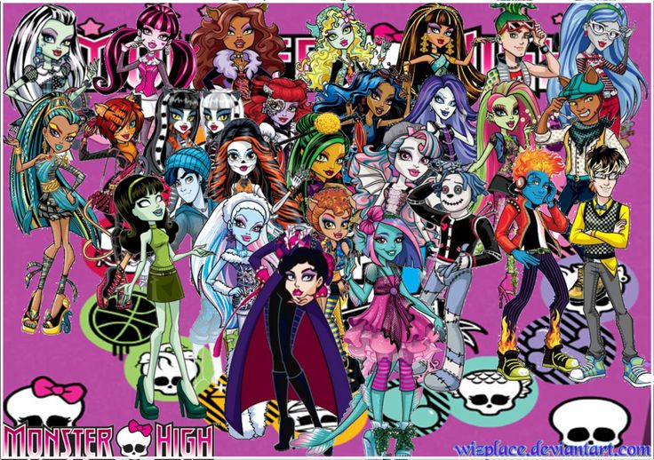 Monster High Current Characters December By Wizplace Deviantart