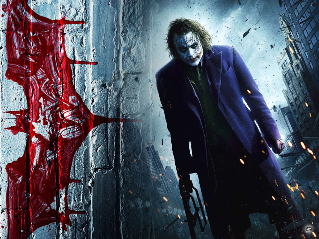 Top Heath Ledger Joker Wallpaper