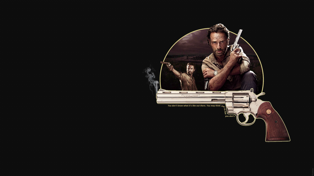 The Walking Dead Wallpaper Rick Grimes By Realfinnou