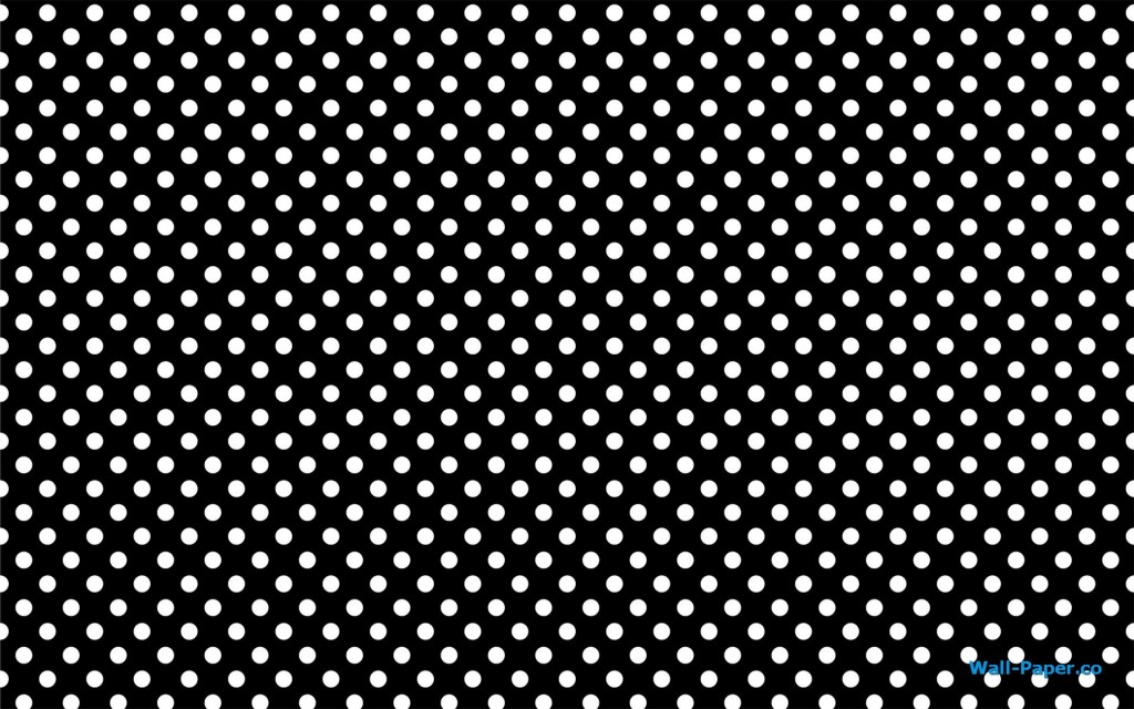 Black And White Polka Dots Background On