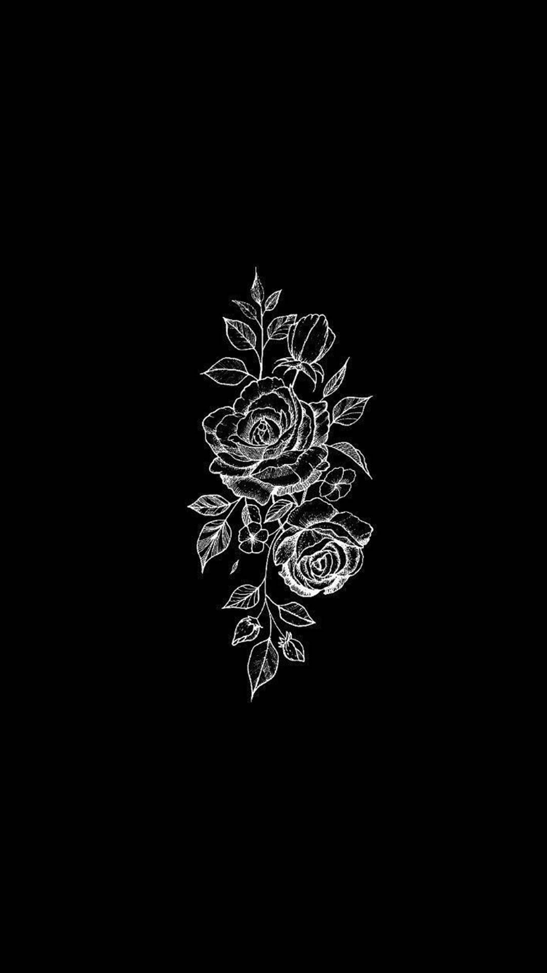 Plain Black iPhone Wallpaper