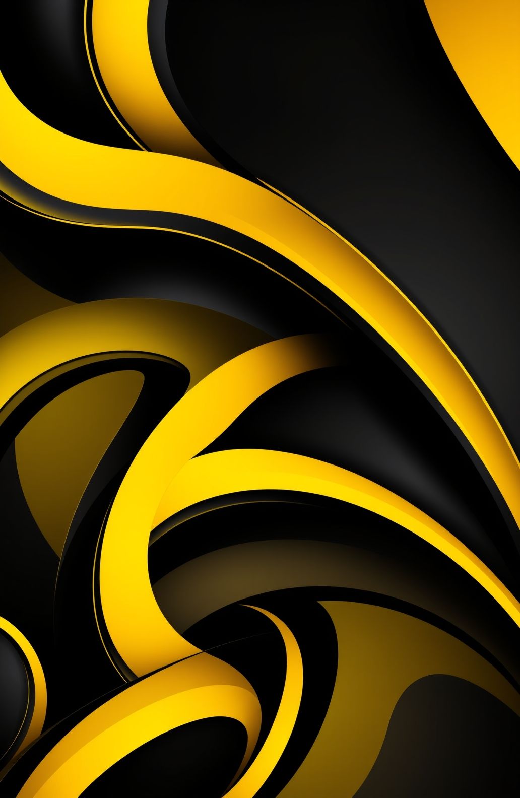 Black And Yellow Hd Wallpaper