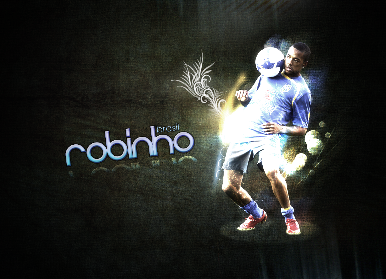 Robinho New HD Wallpaper Football