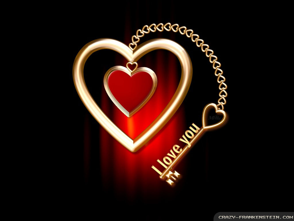 I Love You Heart Image And Desktop Wallpaper