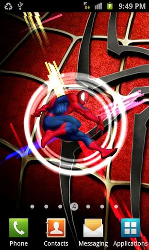 Bigger Spiderman Live Wallpaper For Android Screenshot