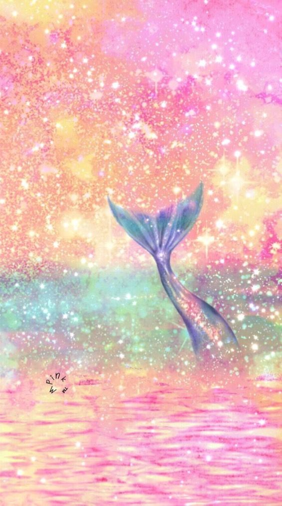 Pink And Mermaid Background Wallpaper Background