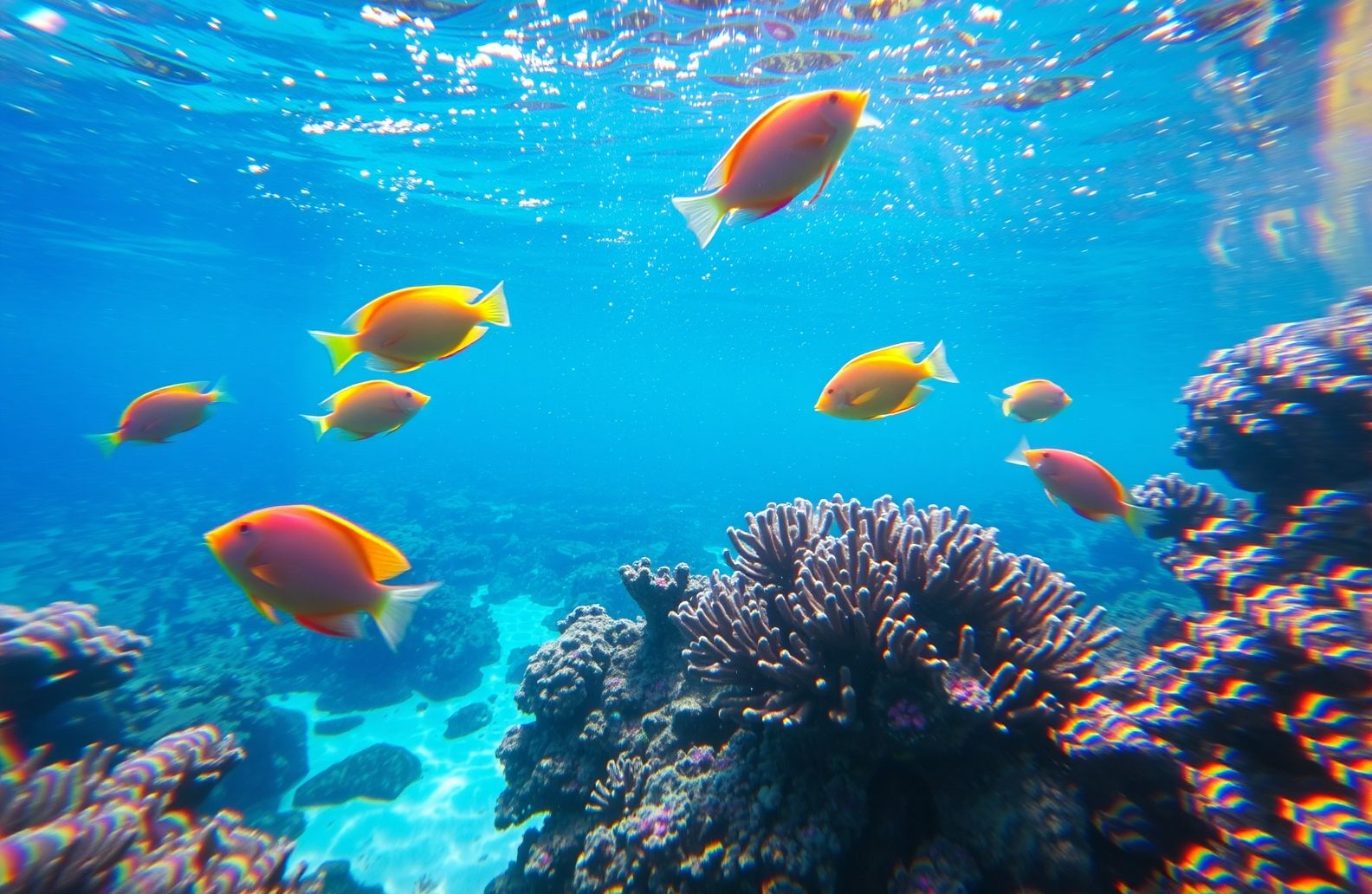 Fish Swimming Live Wallpaper