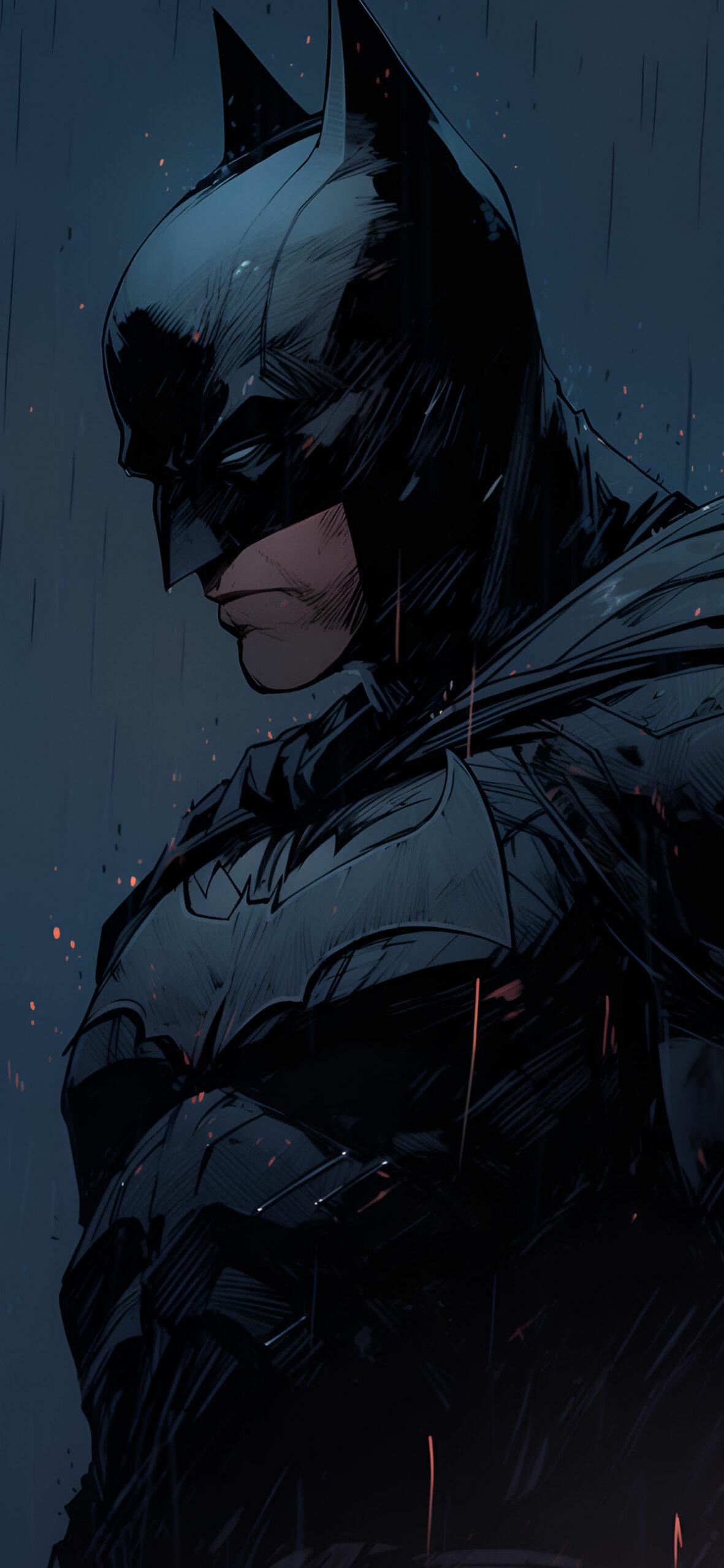 Dc Ics Batman Dark Wallpaper For iPhone