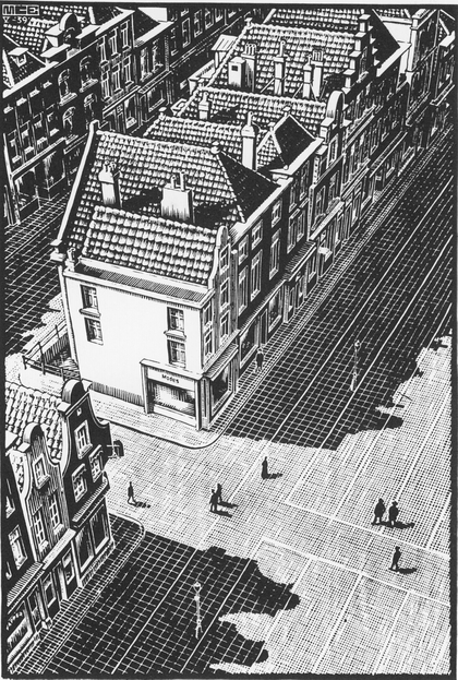 Mc Escher Painters HD Art Wallpaper