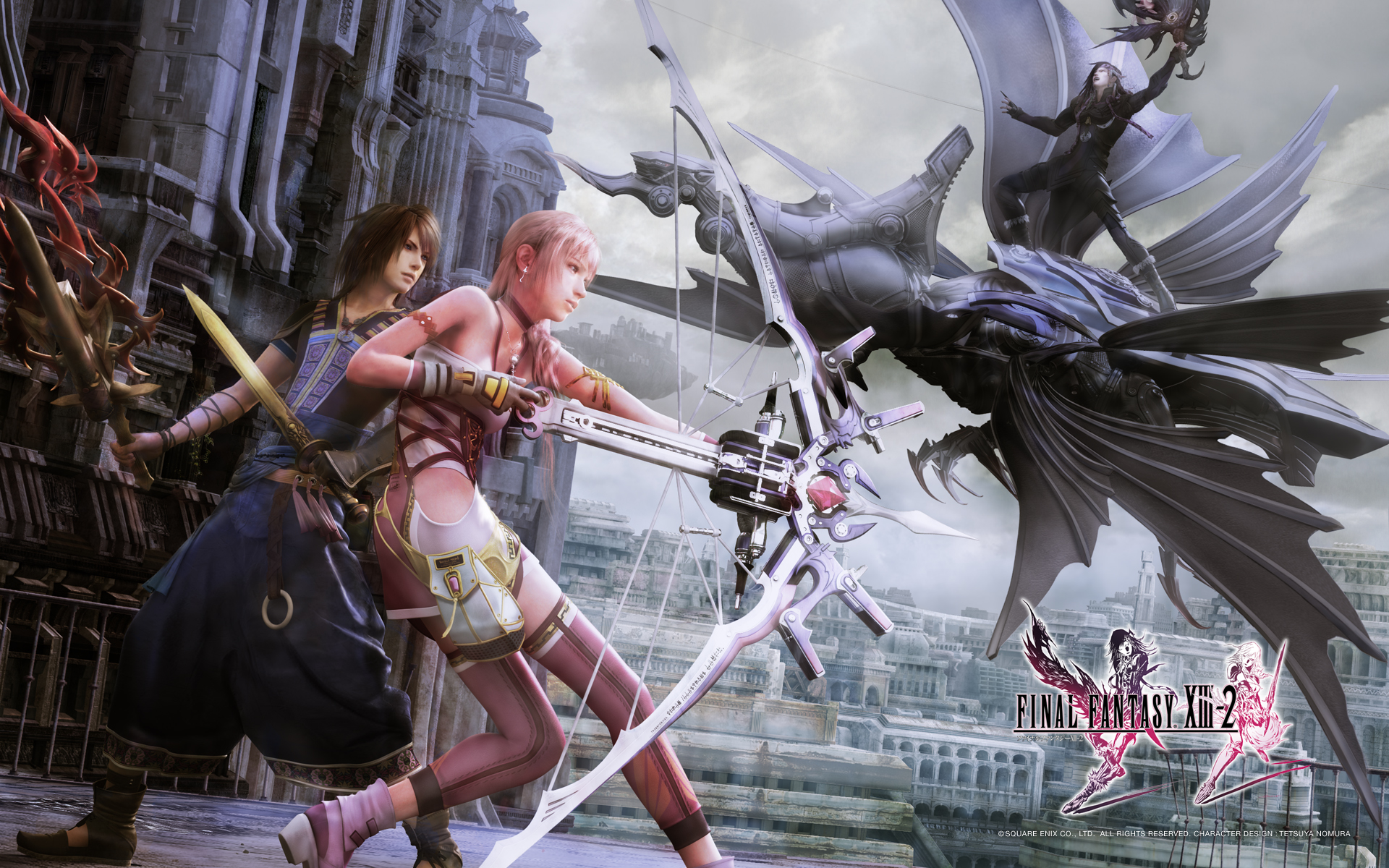 Papel De Parede Wallpaper Final Fantasy Xiii Da Square Enix
