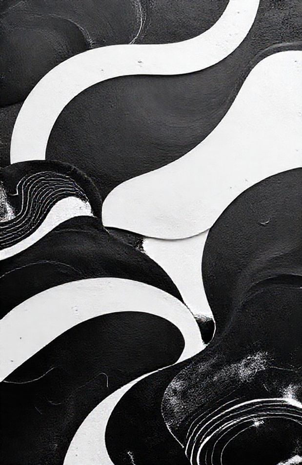 Wallpaper Abstract Black White