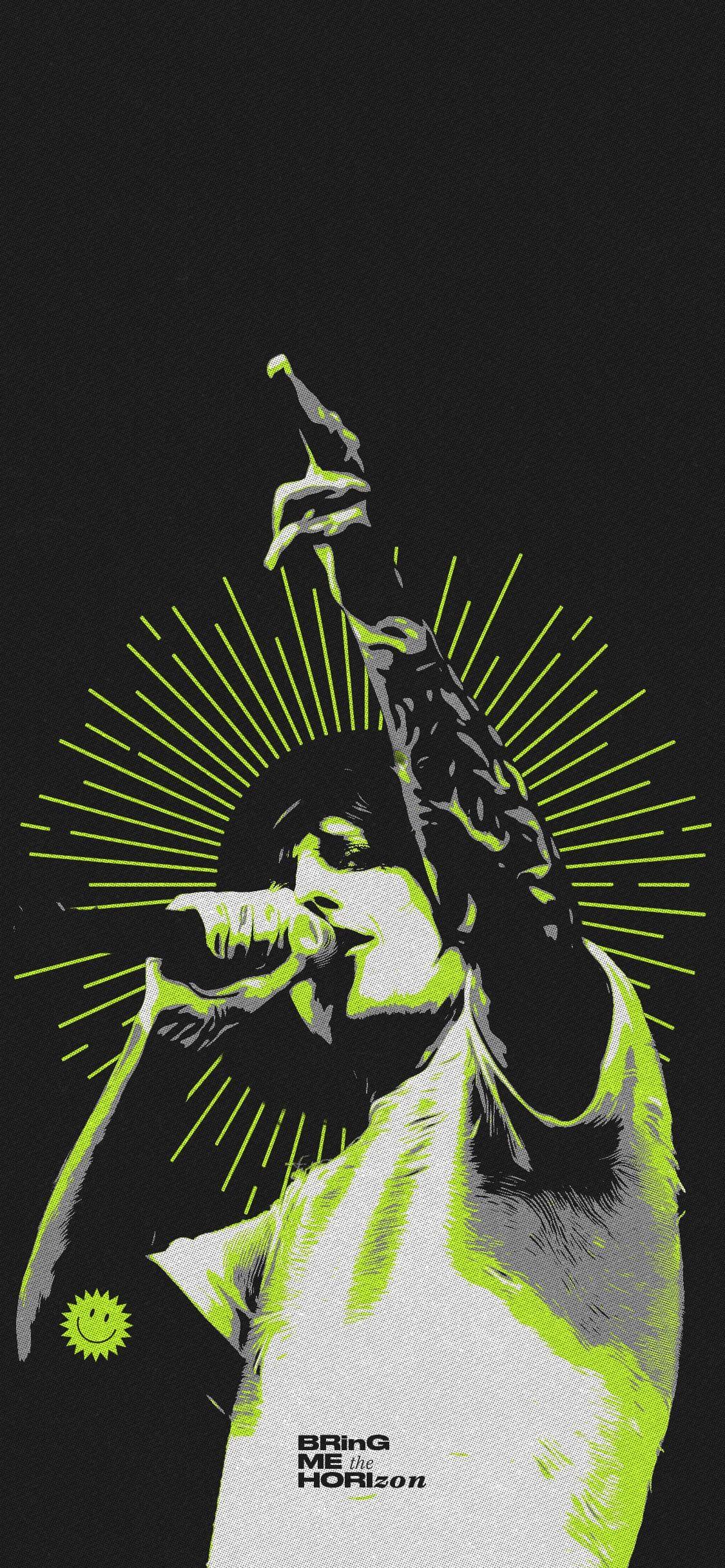 I Created A Bmth Wallpaper In Photoshop R Phonewallpaper