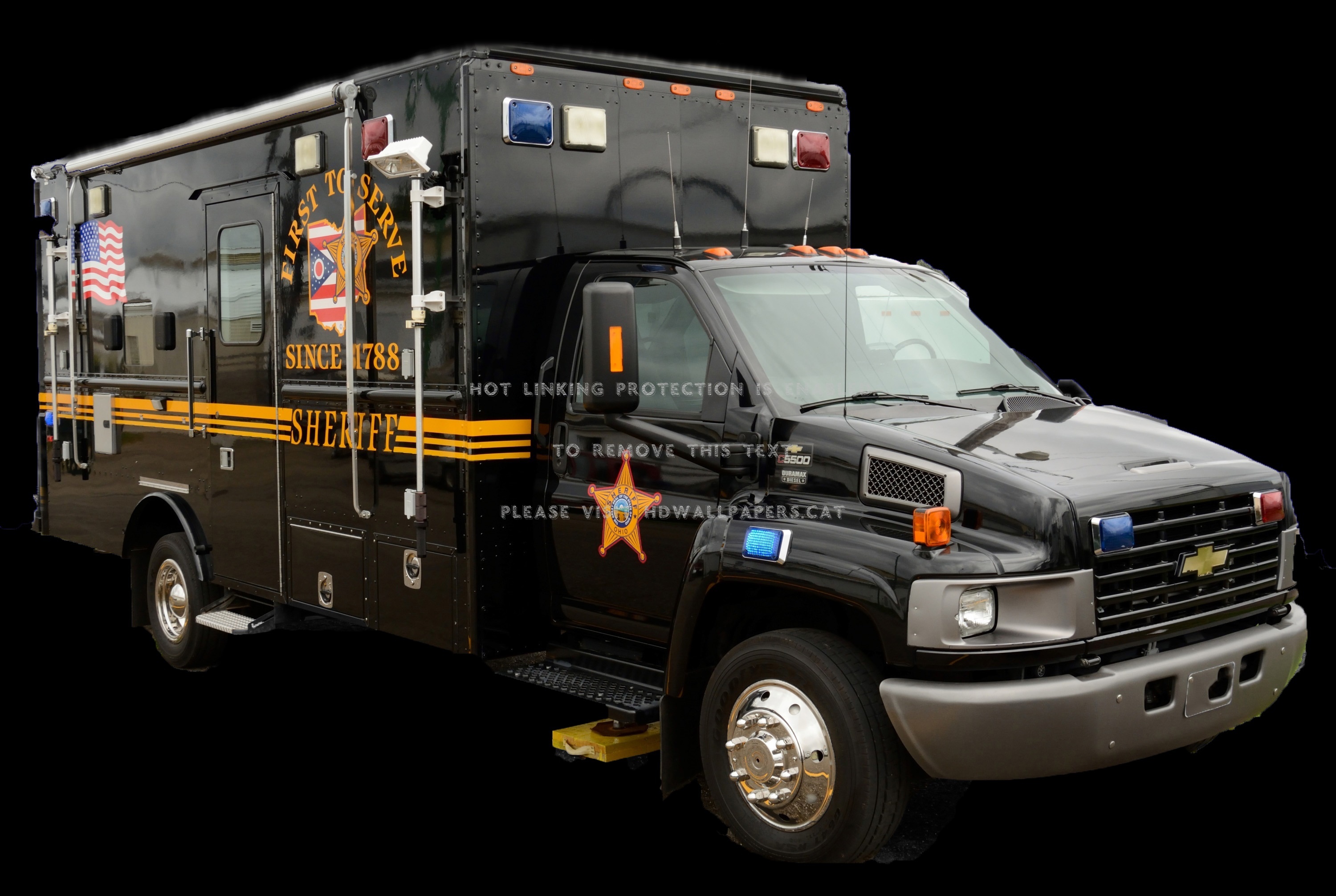 One Big Sheriff Rig Truck Police Cool Swat