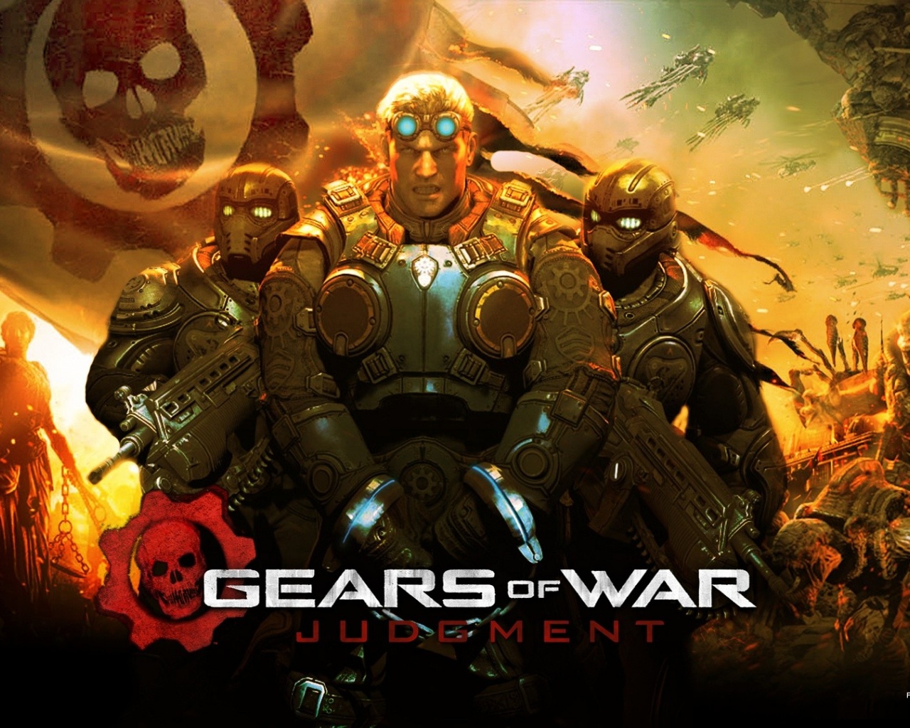 Gears Of War Judgment Gam Desktop Pc And Mac Wallpaper