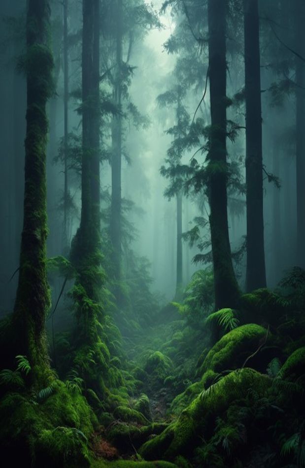 Foggy Forest Wallpaper